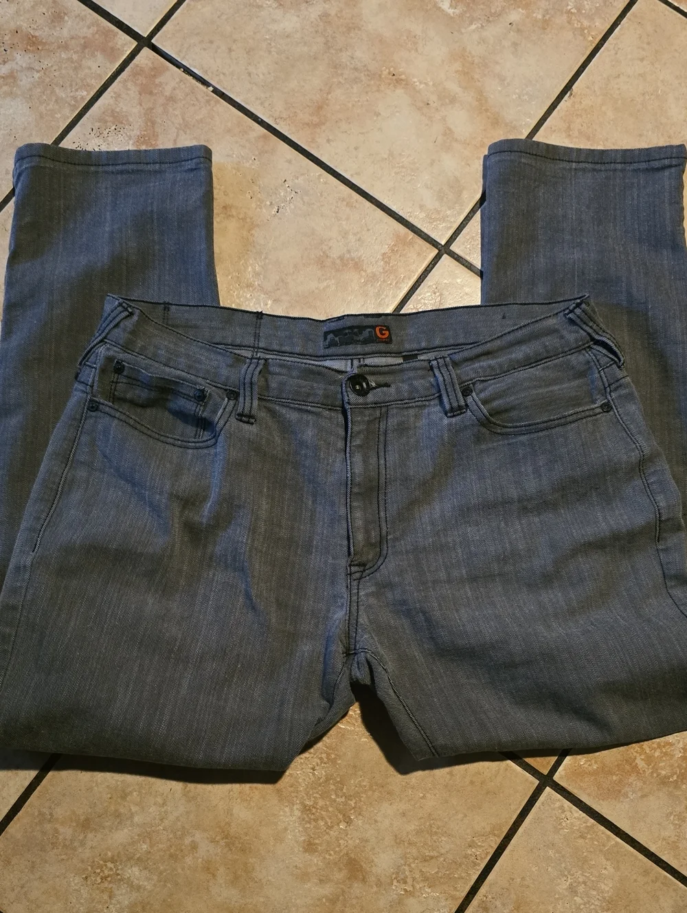 Guess Men's Slim Straight Jeans - Slate Blue